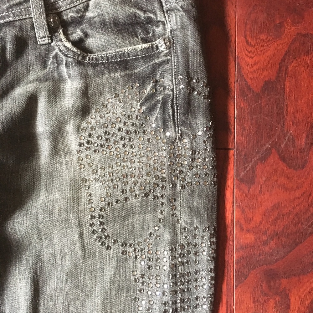 Miss Me Skull Rhinestone Jeans SZ 31